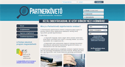 Desktop Screenshot of partnerkoveto.hu