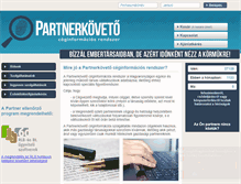 Tablet Screenshot of partnerkoveto.hu